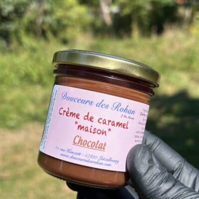 Crème de caramel maison chocolat