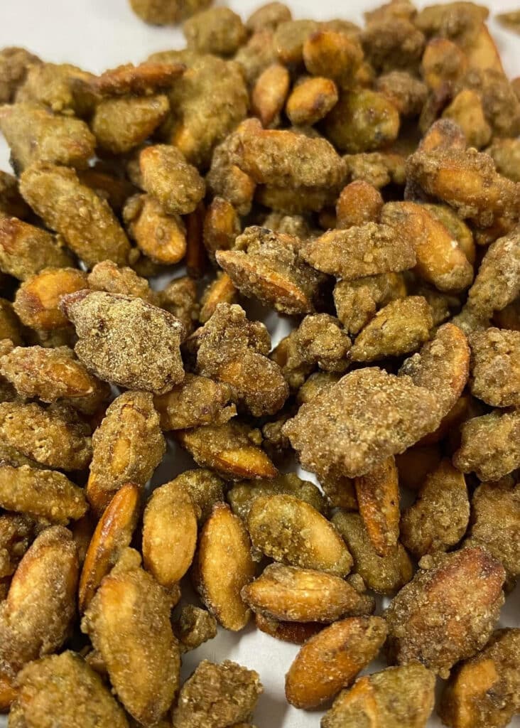 Nos chouchous caramélisés "graines de courges" maison