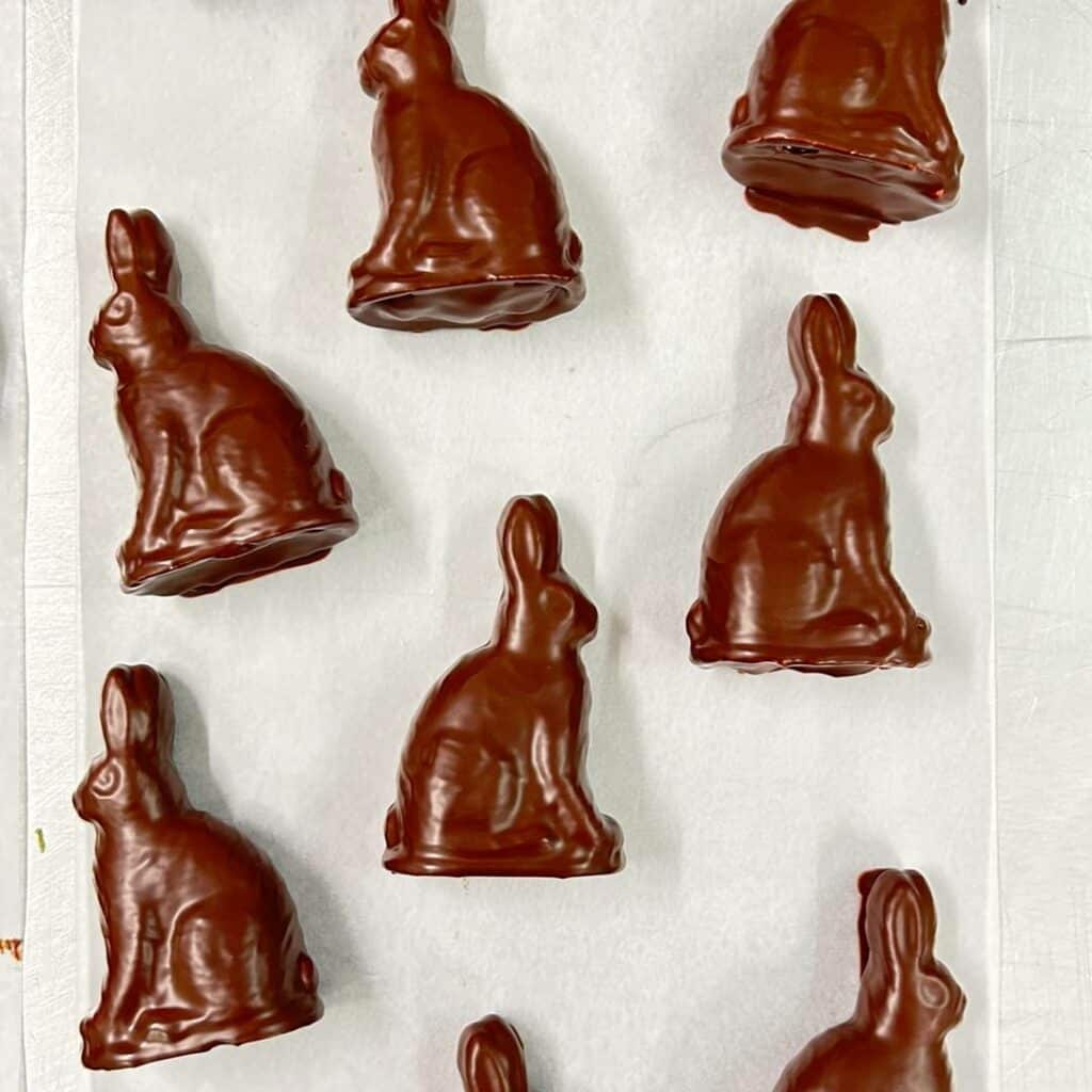 lapins en chocolat