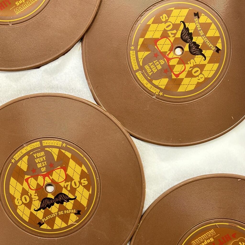 vinyles en chocolat