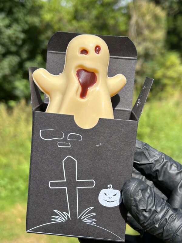 Fantome en chocolat - chocolat halloween