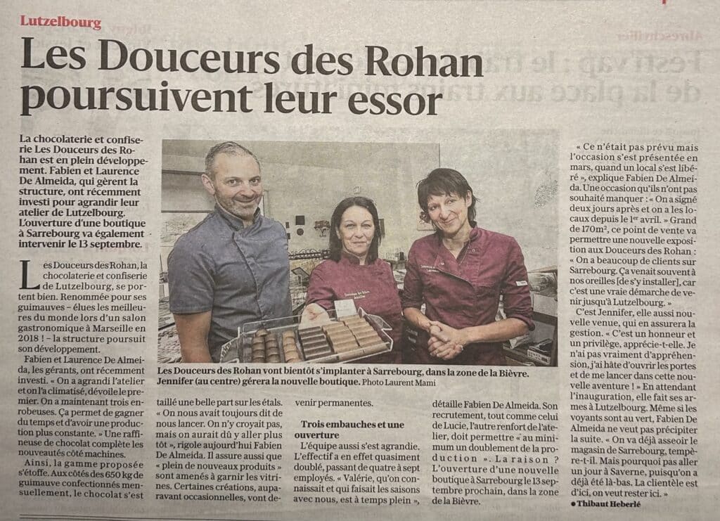 douceurs des rohan presse