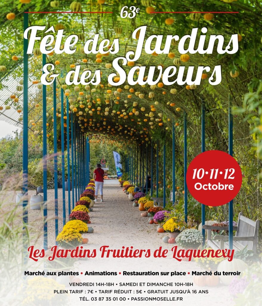 Retrouvez nos douceurs à la fête des jardins et des saveurs les 10, 11 et 12 octobre