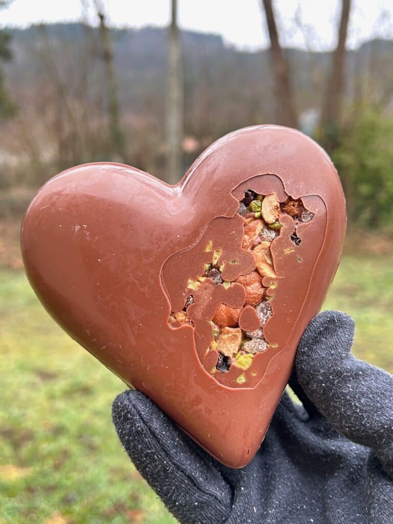 Cœur garni Saint-Valentin