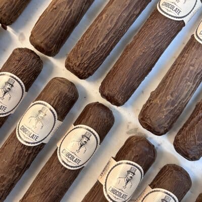 Le Cigare garni dans son étui
